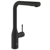 Baterie kuchenne - Grohe Essence Bateria kuchenna wysoka z wyciąganą wylewką phantom black 30504KF0 - miniaturka - grafika 1