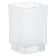 Kubki na szczoteczki do zębów - GROHE 40783000 Selection Cube Glass - miniaturka - grafika 1