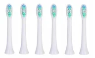 Końcówki do szczoteczek elektrycznych - SZCZOTECZKA SARMOCARE S100 końcówki białe 6 sztuk - miniaturka - grafika 1