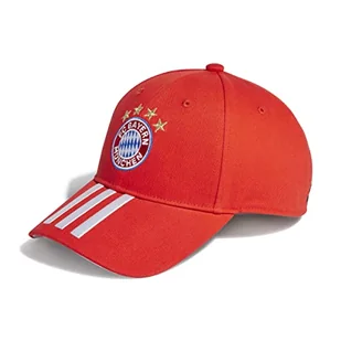 adidas Unisex FC Bayern Monachium czapka baseballowa, czerwono-biała, rozmiar uniwersalny UE - Czapki damskie - miniaturka - grafika 1