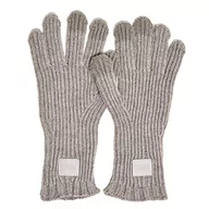 Rękawiczki - Urban Classics Unisex Knitted Wool Mix Smart Gloves rękawiczki, Heathergrey, S/M - miniaturka - grafika 1