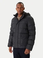 Kurtki męskie - Geox Kurtka zimowa Leitan M5628C T3266 F9112 Czarny Regular Fit - miniaturka - grafika 1