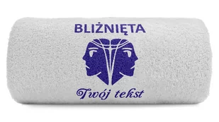 pat15.net Znak zodiaku Bliźnięta - Mały Ręcznik z haftem 100x50 765 - Ręczniki - miniaturka - grafika 1