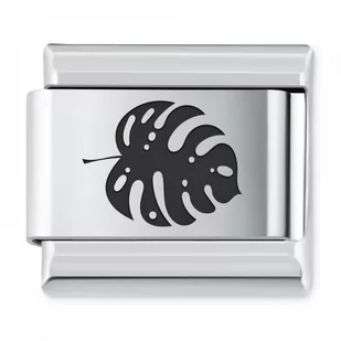 Murrano ITALIAN CHARMS Symbole Roślinne Monstera IH-226 - Charmsy - miniaturka - grafika 1