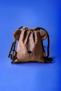 Mały brązowy misio workoplecak dla malucha - Plecaki worki - miniaturka - grafika 1