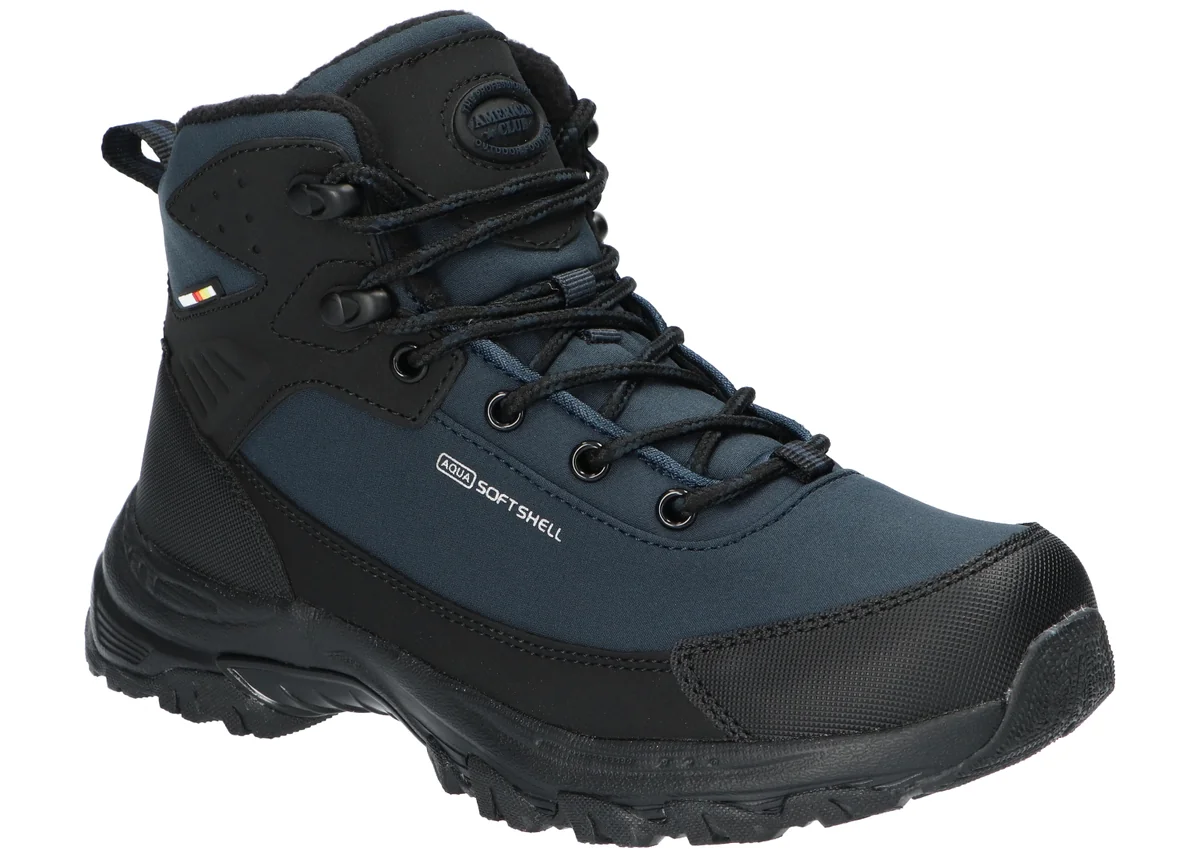 AMERICAN CLUB WT291 SOLIDNE TREKKINGI TRAPERY BUTY ZIMOWE OCIEPLANE ŚNIEGOWCE MEMBRANA SOFTSHELL NV 41
