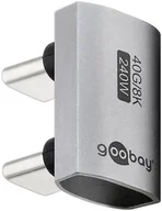 Adaptery i przejściówki - Goobay 74446 zmieniacz płci / kabli USB-C Srebrny - miniaturka - grafika 1