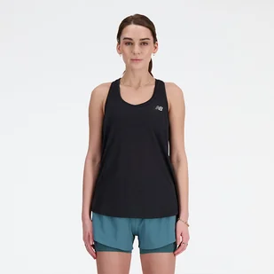 Koszulka damska New Balance WT41250BKH czarna - Koszulki i topy damskie - miniaturka - grafika 1