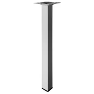 Meble modułowe i akcesoria - Noga meblowa 2.5 x 2.5 x 30 cm srebrna Hettich - miniaturka - grafika 1
