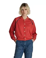 Swetry damskie - G-STAR RAW Bomber Tweeter Ls Wmn damski kardigan, czerwony (Papryka D137-d116), M - miniaturka - grafika 1