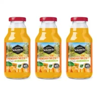Soki i napoje niegazowane - Sady Wincenta Sok 100% mandarynkowy naturalnie mętny tłoczony NFC Zestaw 3 x 330 ml - miniaturka - grafika 1