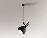 Lampy sufitowe - Shilo lampa wisząca Gobo E27 LED czarna 5591 - miniaturka - grafika 1
