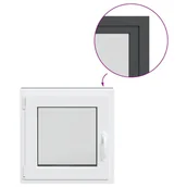 Tablice i flipcharty - vidaXL Okno piwniczne RISOR 60x60 cm uchylno-rozwierne DIN lewe - miniaturka - grafika 1