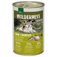 Mokra karma dla psów - REAL NATURE WILDERNESS Senior True Country kurczak i łosoś 24x400 g - miniaturka - grafika 1