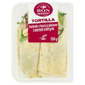 Szybkie dania obiadowe - Carrefour Bon Appétit! Tortilla kebab z kurczakiem i serem żółtym 250 g - miniaturka - grafika 1