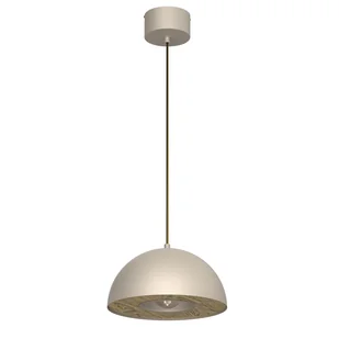 Ponadczasowa, beżowa lampa wisząca ⌀28cm LX 4535 z serii ELGUND - Lampy sufitowe - miniaturka - grafika 1