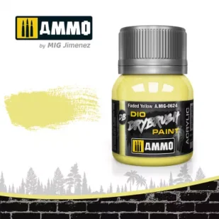 Ammo: DIO Drybrush - Faded Yellow 40 ml - Akcesoria i części modelarskie - miniaturka - grafika 1