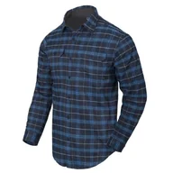 Koszule męskie - Helikon Koszula GreyMan Shirt Blue Stonework Plaid r. 3XL - miniaturka - grafika 1
