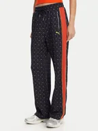 Spodnie sportowe damskie - Puma Spodnie dresowe Road To Unity T7 629794 Granatowy Regular Fit - miniaturka - grafika 1