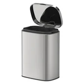 Kosze na śmieci - Kosz na śmieci ze stali nierdzewnej w kolorze srebra Wenko Sare - miniaturka - grafika 1
