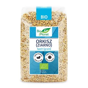 Bio Planet Orkisz Ziarno BIO 1kg - - Zdrowa żywność - miniaturka - grafika 1