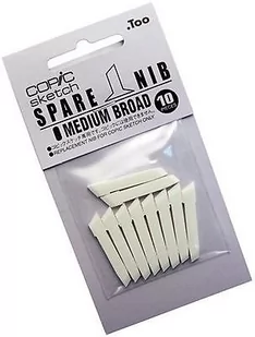 Copic Medium Broad copic Sketch marker Spare Nibs 10/PKG medbrdn MEDBRDN - Kredki, ołówki, pastele i pisaki - miniaturka - grafika 1