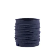 Apaszki i szaliki damskie - Komin wełniany Buff Merino Fleece Neckwarmer solid navy - ONE SIZE - miniaturka - grafika 1