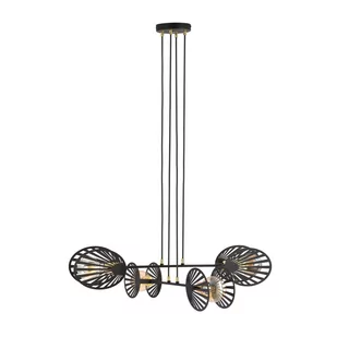 Emibig PLAYA 4 BLACK 1146/6 lampa wisząca oryginalny Design nowoczesna 1146/6 - Lampy sufitowe - miniaturka - grafika 2