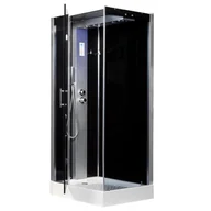 Kabiny z hydromasażem - Novoterm Kerra Twin 100x80 lewa - miniaturka - grafika 1