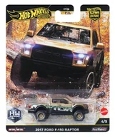 Samochody i pojazdy dla dzieci - Hot Wheels, Premium, Kultowe auta, 2017 Ford F-150 Raptor, pojazd, 1:64, JBK70 - miniaturka - grafika 1