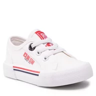 Trampki damskie - Big Star Tenisówki JJ374165 White - miniaturka - grafika 1