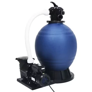 vidaXL Lumarko Filtr piaskowy z zaworem 7-drożnym i pompą 1000 W! 313991 - Akcesoria do basenów - miniaturka - grafika 1