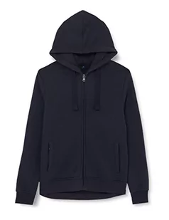 HRM Damska bluza z kapturem 807, granatowa, regularna - Bluzy damskie - miniaturka - grafika 1