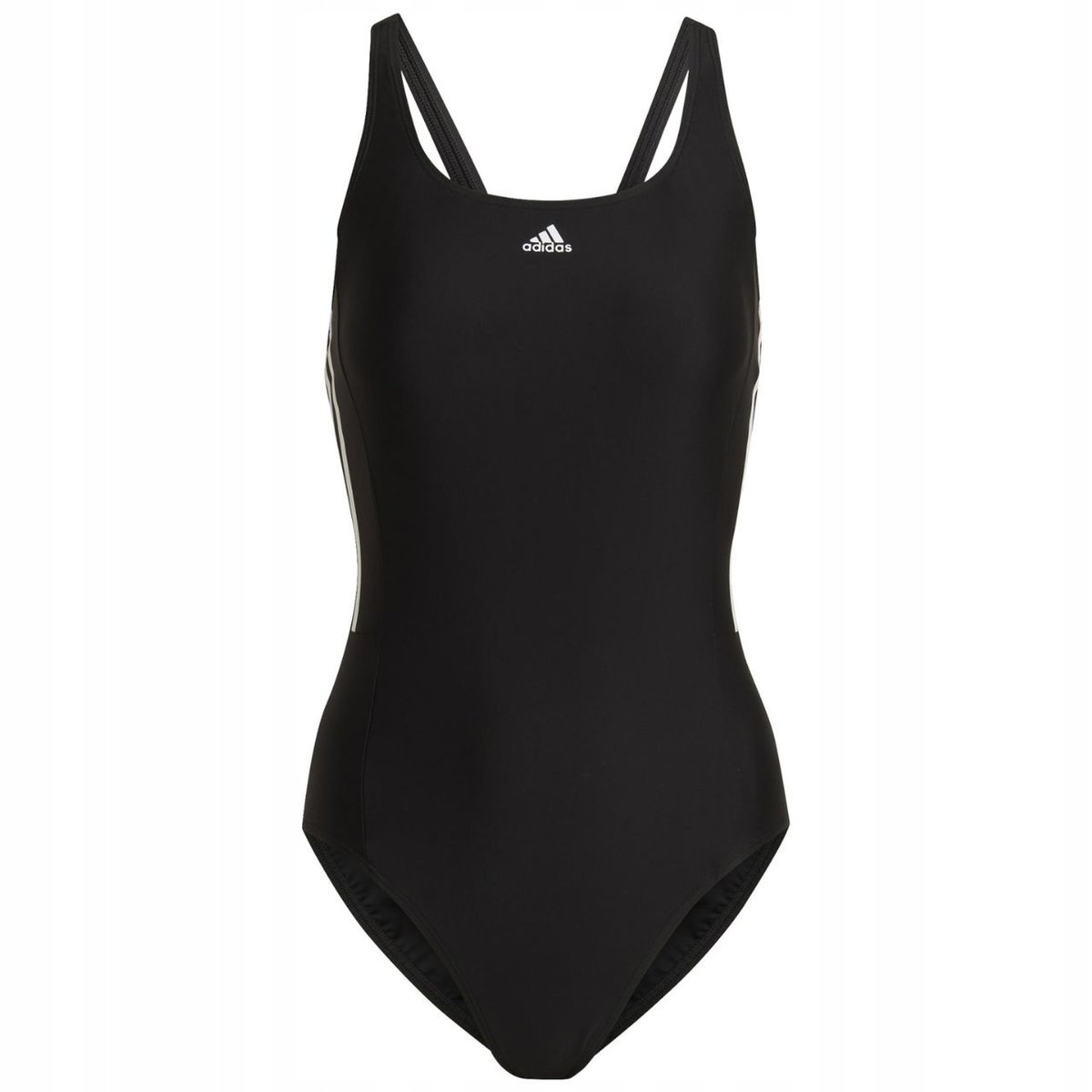 Kostium kąpielowy damski adidas Mid 3-Stripes czarny HA5993 44