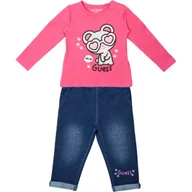 Dresy i komplety dla dziewczynek - Guess Komplet | Regular Fit - miniaturka - grafika 1