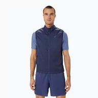Pozostały sprzęt i akcesoria do ćwiczeń - Bezrękawnik męski ASICS Metarun Packable Gilet thunder blue - miniaturka - grafika 1