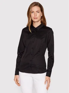 Guess Koszula W2YH41 WAF10 Czarny Slim Fit - Koszule damskie - miniaturka - grafika 1