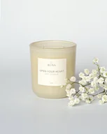 Świece - Świeca sojowa OPEN YOUR HEART - peonia, róża, liczi - 210g - miniaturka - grafika 1