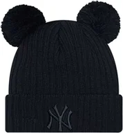 Czapki damskie - New Era Fem Double Pom New York Yankees Beanie 60364290 Rozmiar: One size - miniaturka - grafika 1