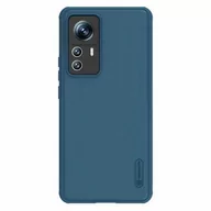 Etui i futerały do telefonów - Nillkin Etui Super Frosted Shield Pro do Xiaomi 12T Pro niebieskie - miniaturka - grafika 1