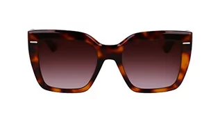 Okulary przeciwsłoneczne - Calvin Klein CK23508S Okulary Słoneczne Havana/Brown Shaded 54/20/145 Kobieta - grafika 1
