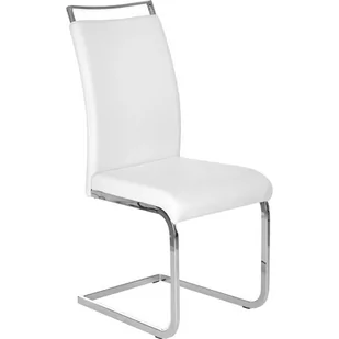 Krzesło Metalowe K-250 Halmar Biały - Krzesła - miniaturka - grafika 1