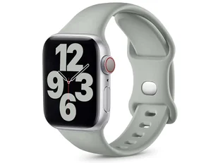 Alogy Sportowy pasek silikonowy do Apple Watch 38/40/41mm Szary 9373X23 - Akcesoria do smartwatchy - miniaturka - grafika 1