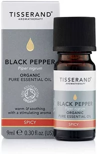 Tisserand Black Pepper Organic - Olejek z Czarnego Pieprzu (9 ml) - Aromaterapia - miniaturka - grafika 1