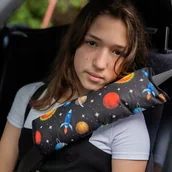 Akcesoria motoryzacyjne - Poduszka I Nakładka Na Pas Bezpieczeństwa 2W1 - miniaturka - grafika 1