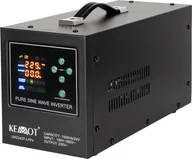 Zasilacze awaryjne UPS - Zasilacz awaryjny KEMOT PROsinus-1500/24-LFP4 przetwornica z czystym przebiegiem sinusoidalnym i funkcją ładowania 24V 230V 1500 URZ3427-LFP4 - miniaturka - grafika 1
