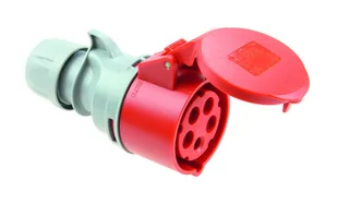 Gniazdo przenośne Turbo Shark 32A 400V 3P+Z IP44 - Gniazdka elektryczne - miniaturka - grafika 1
