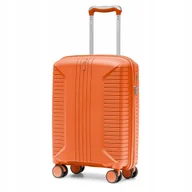 Walizki - PUCCINI Walizka Kabinowa Podróżna Na Kółkach PP Twarda Pomarańcz PP027C-9 - miniaturka - grafika 1