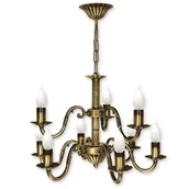 Lampy sufitowe - Lemir Prima Żyrandol 9 - punktowy - Patyna O1007/W9 426 / O1007/W9 - miniaturka - grafika 1