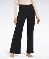 Spodnie damskie - Reebok Yoga Rib Czarne Spodnie Damskie Prążkowane M 0axb2_b* - miniaturka - grafika 1